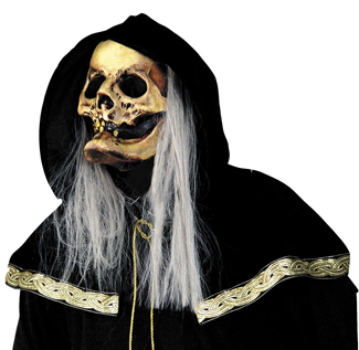 Grim Reaper Mask with Hat and Hair