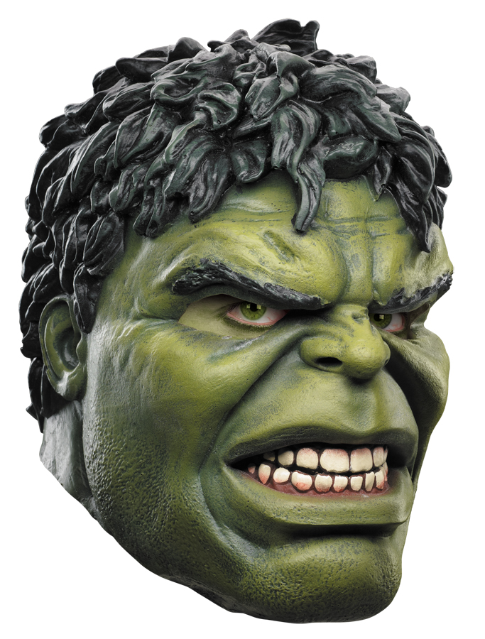 Hulk Avengers Adult Latex Deluxe Mask