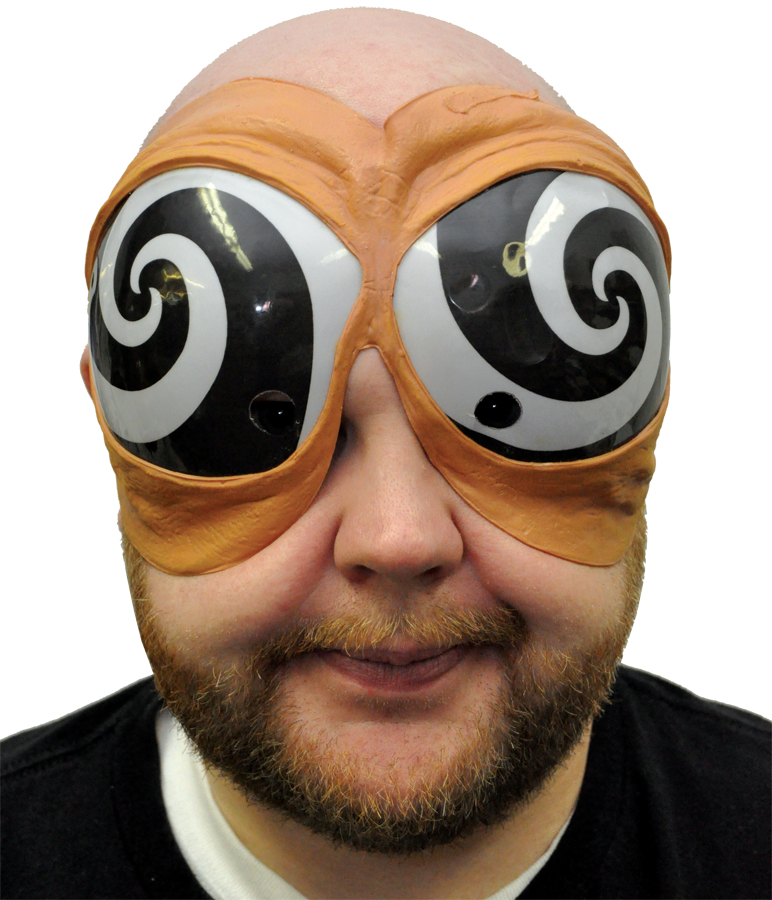 Peepers Mask Black Swirl